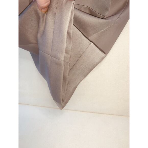 Roundtree Yorke Dress Pants Mens 36 x 30 Pleated Slacks Easy Care Trousers Khaki - Picture 5 of 10